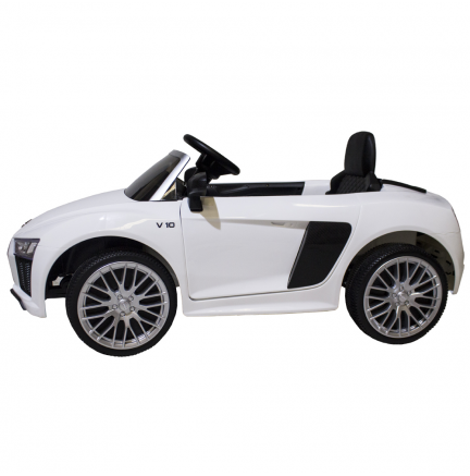 Carro elétrico infantil Audi R8 Spyder White