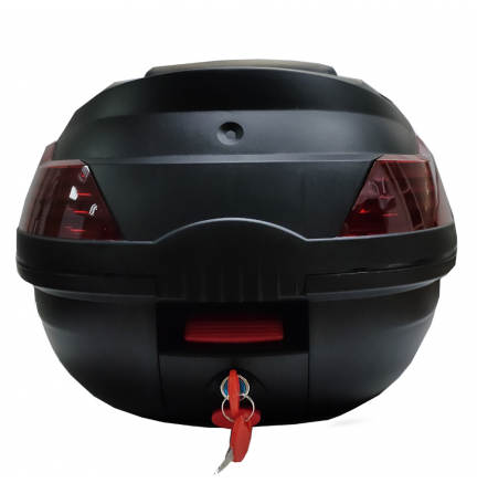 Coffre arrière amovible noir de 30 L avec support Sunra