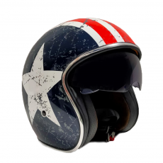 Moto capacete Jet Star Vintage tamanho S